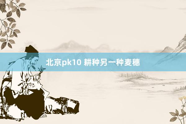 北京pk10 耕种另一种麦穗