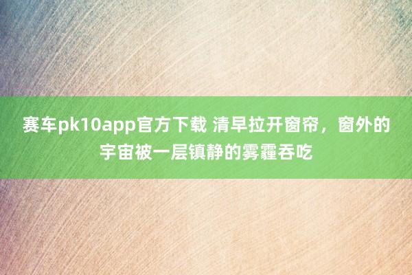 赛车pk10app官方下载 清早拉开窗帘，窗外的宇宙被一层镇静的雾霾吞吃