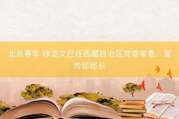 北京赛车 徐芝文已任西藏自治区党委常委、宣传部部长